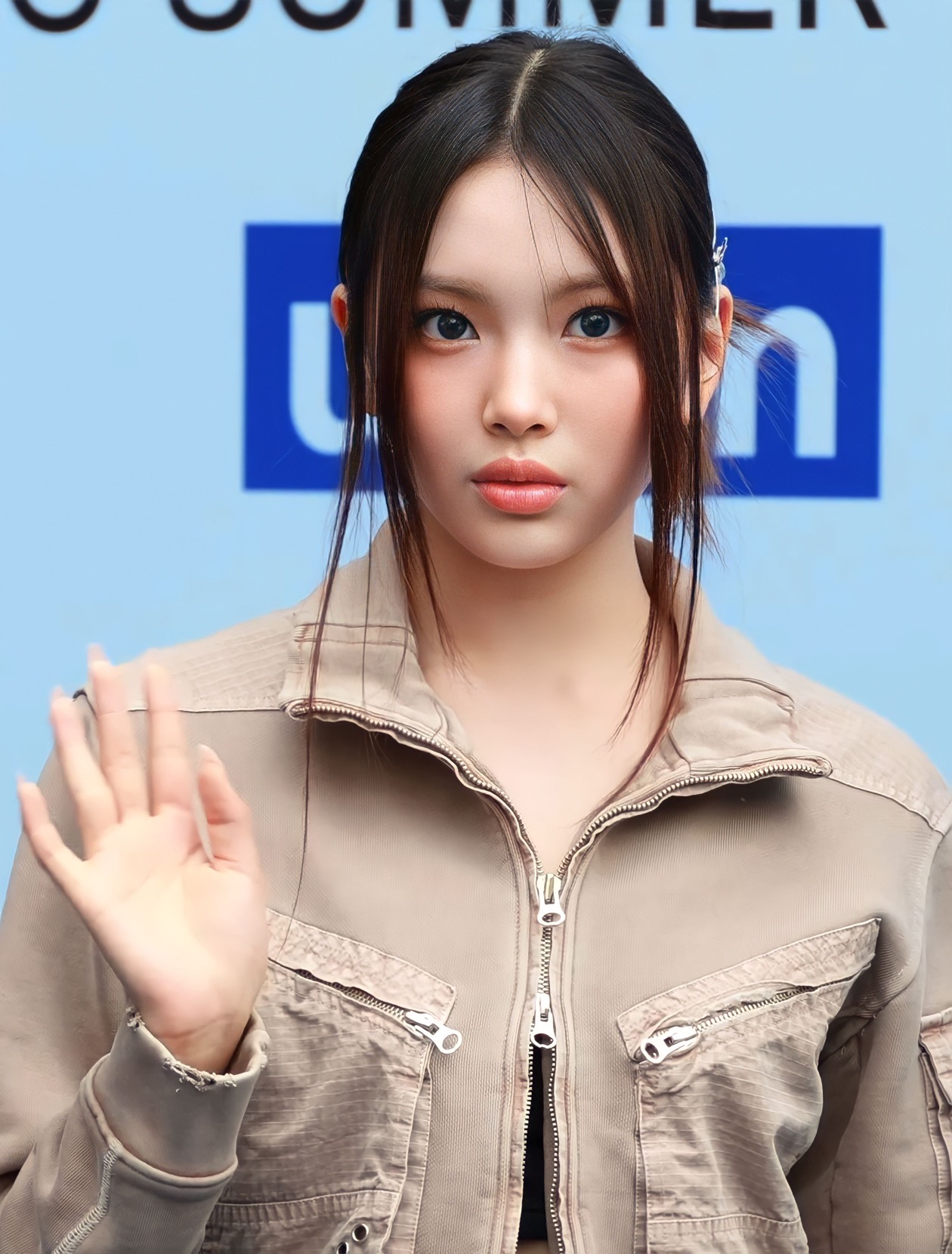 2023년 서울패션위크 행사에 참석한 뉴진스 혜인